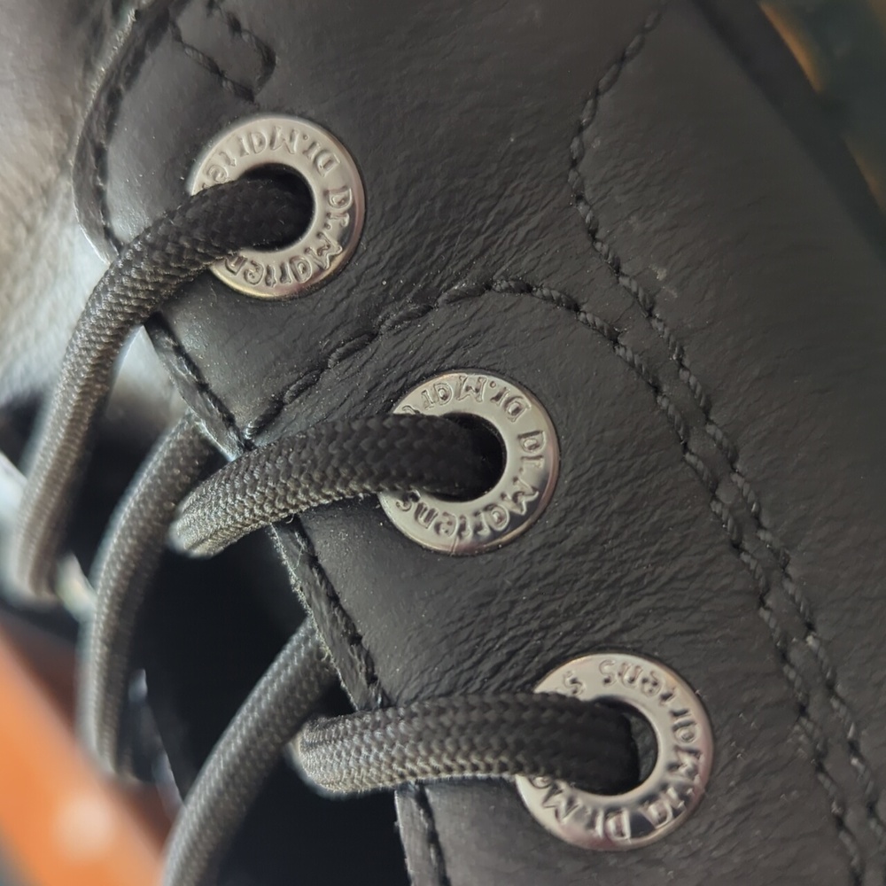 Dr Martens Faora Womens 7 Black Combat Boots - Picture 3 of 10